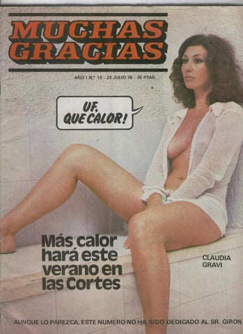Muchas gracias numero 013