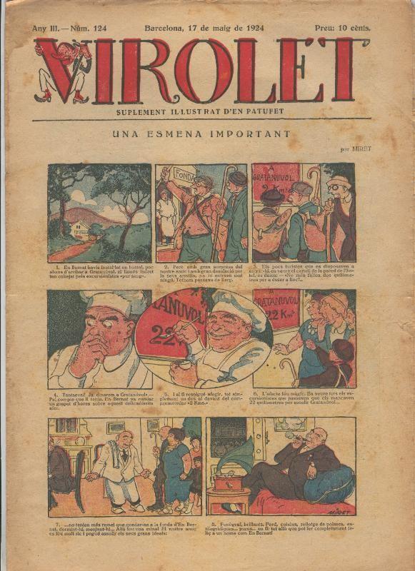 Virolet suplement illustrat d,en Patufet numero 124 del 17.05.1924