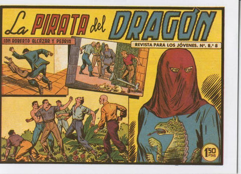 Roberto Alcazar y Pedrin facsimil numero 0362: La pirata del Dragon