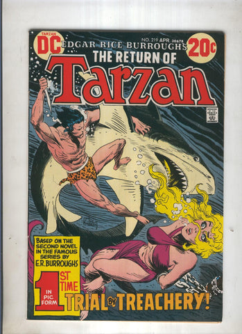 THE RETURN OF TARZAN DC Numero 219: Trial by treachery