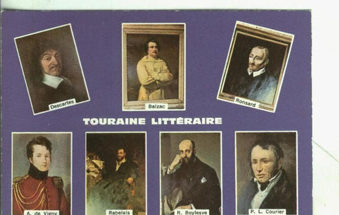 Postal: La Touraine Litteraire