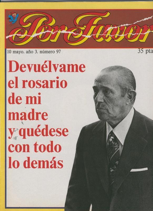 Por Favor numero 097, 10 mayo 1976: Devuelvame el rosario de mi madre