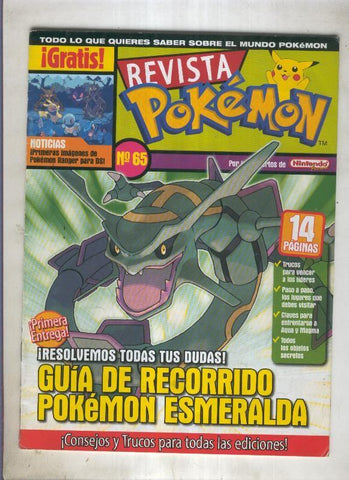 Revista pokemon numero 65
