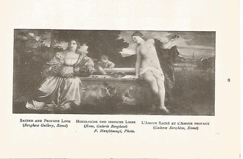 Lamina 818: TIZIANO. Amor sagrado y profano