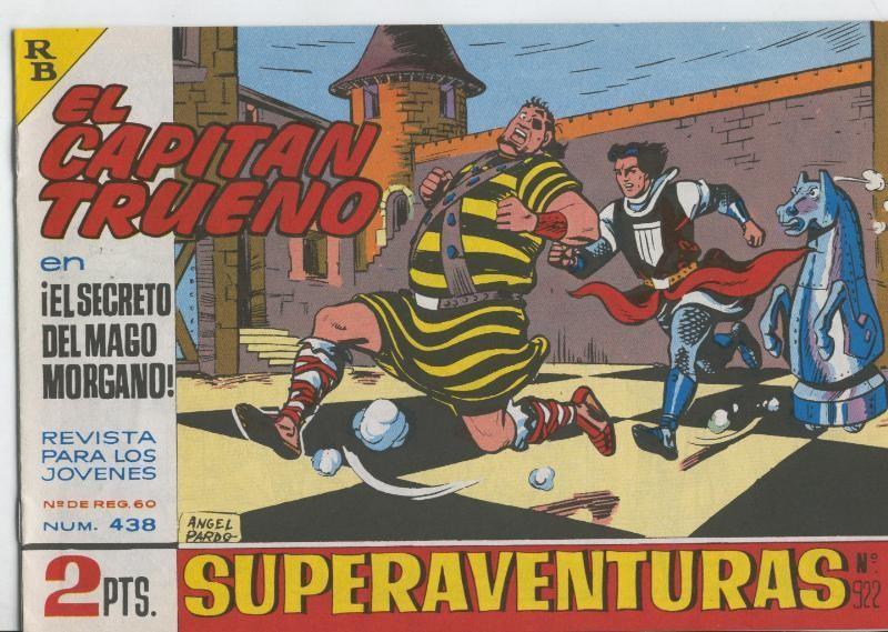 El Capitan trueno facsimil numero 438: El secreto del mago Morgano
