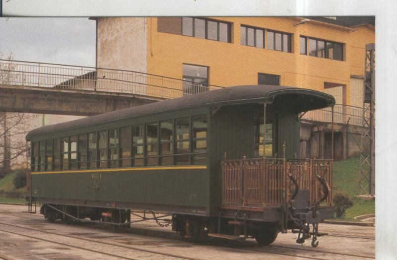 Postal 010937: Coche de viajeros serie C1 a C7 del FC Urola en 1999