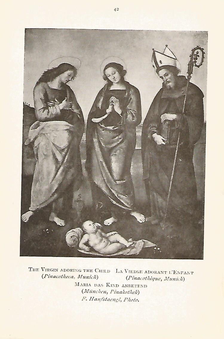 Lamina 208: PERUGINO. La Virgen adorando al Niño