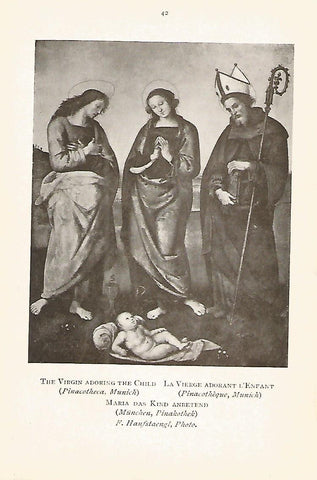 Lamina 208: PERUGINO. La Virgen adorando al Niño