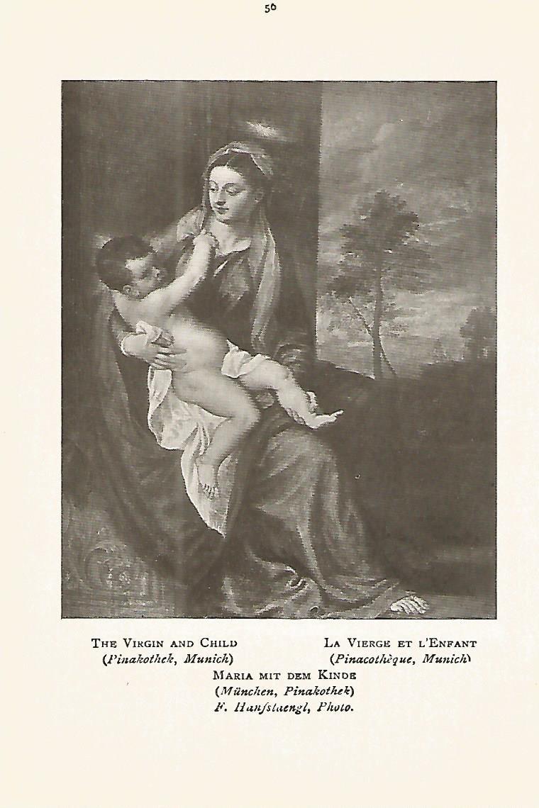 Lamina 828: TIZIANO. La Virgen y el Niño