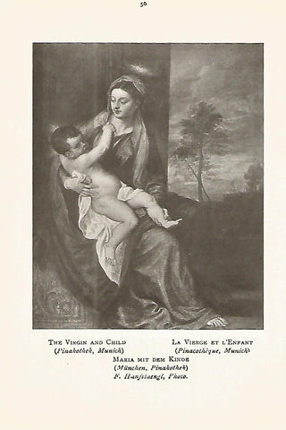 Lamina 828: TIZIANO. La Virgen y el Niño