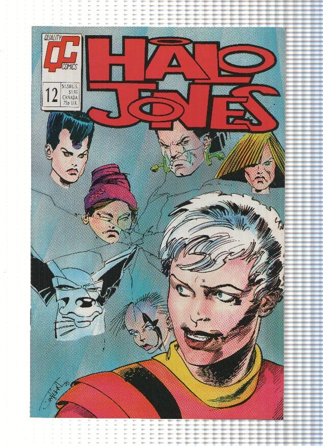 HALO JONES, Volumen 1, Numero 12: The Fast Forward War (Quality Comics)