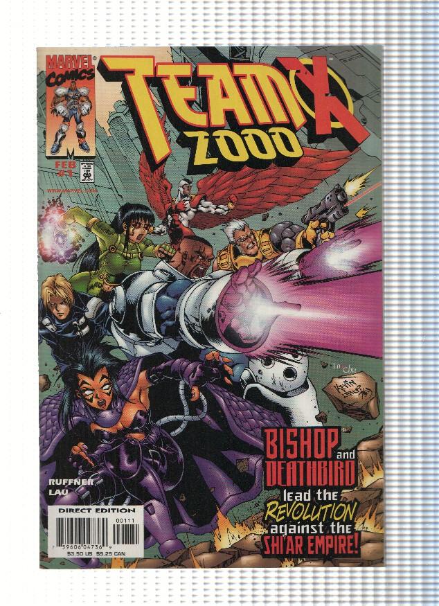 TEAM X 2000, Volumen 1, Numero 01: Paradox Lost (Marvel)