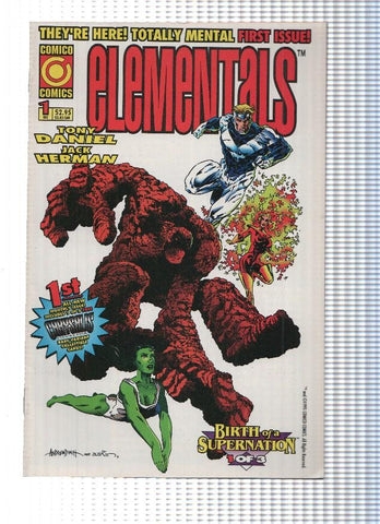 ELEMENTALS, Volumen 03: Numero 01 (Comico Comics)
