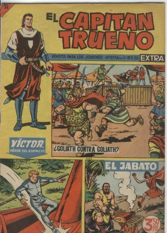 El Capitan Trueno Extra numero 277 (numerado 2 en trasera)