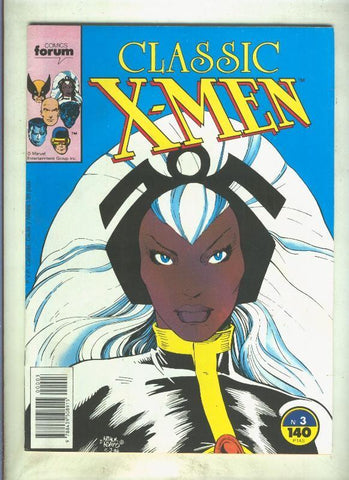 Classic X Men volumen 1 numero 03: Sendero de guerra (numerado 2 en trasera)