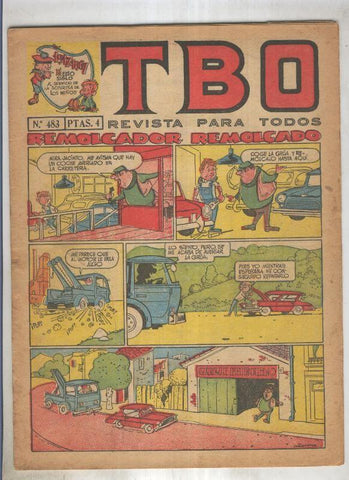 TBO numero 483: Remolcador remolcado (Moreno), (numerado 2 en trasera)