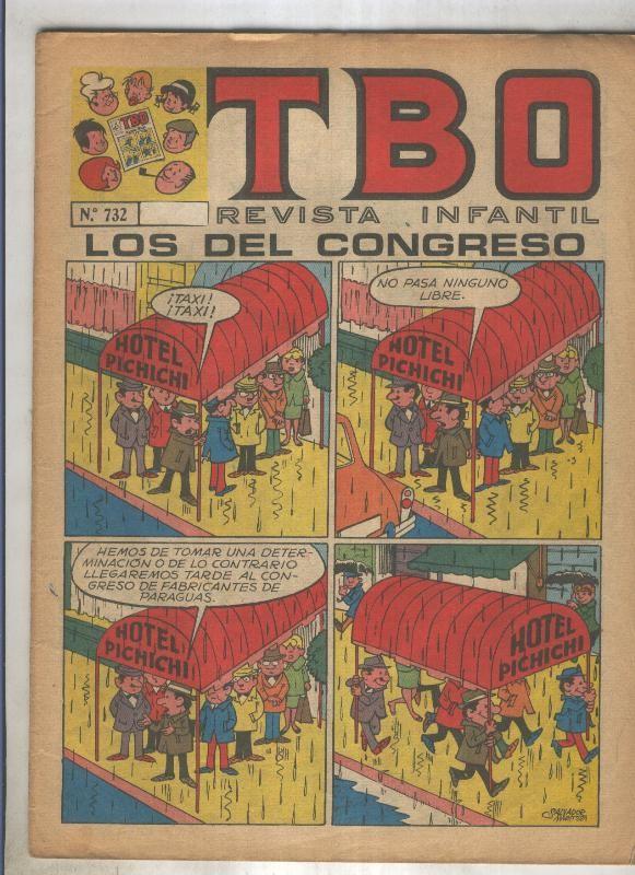 TBO numero 732: Los del congreso (Salvador Mestre), (numerado 1 en trasera)