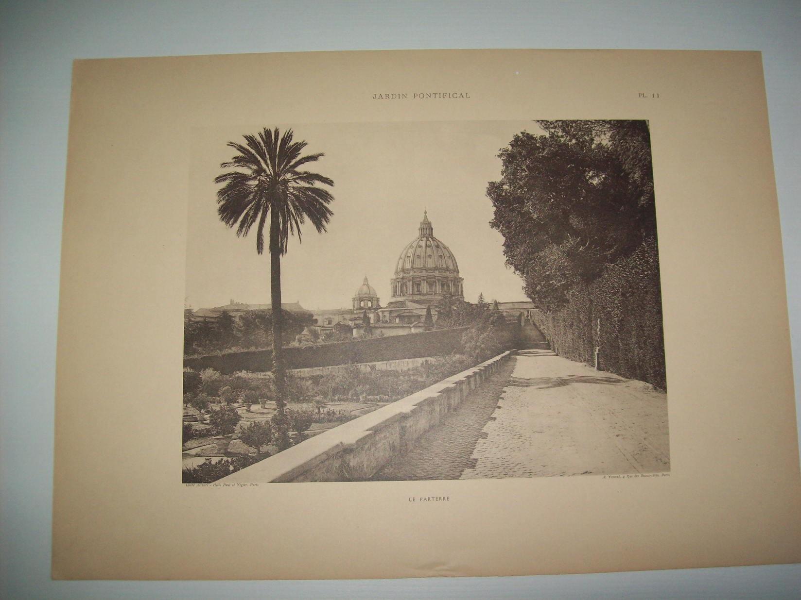 Lamina 1131: JARDIN PONTIFICAL DU VATICAN. LALLEE CARROSSABLE