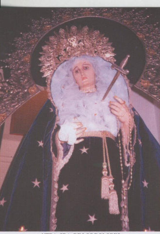 Postal 009260: Virgen Ntra Sra de los Dolores, parroquia de San Pablo Apostol, Las Palmas