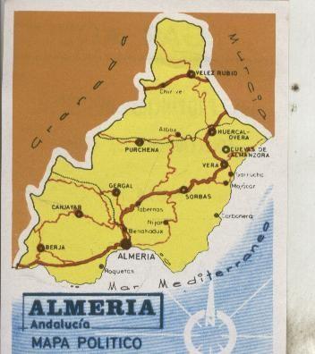 Cromos: Las provincias de España numero 016: Almeria