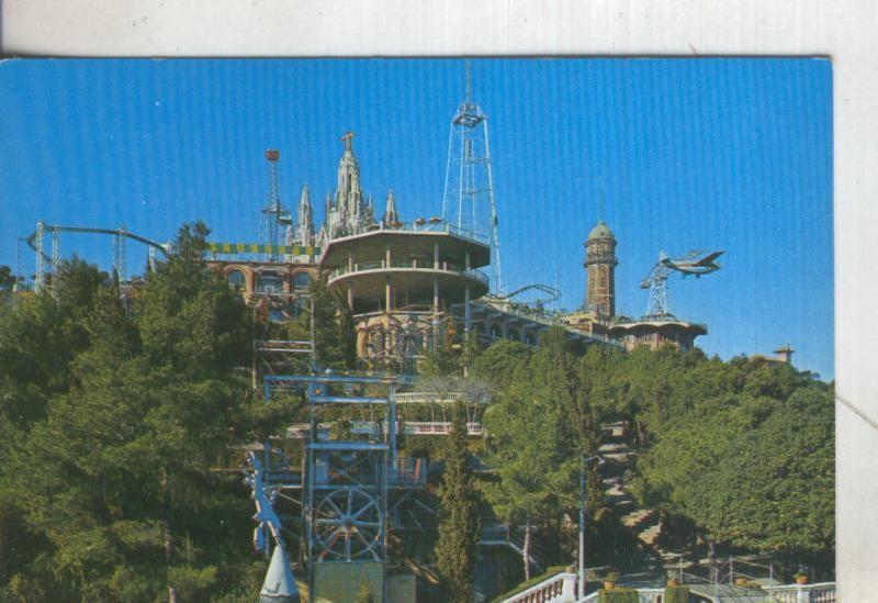 Postal 5424 : Parque del Tibidabo de Barcelona