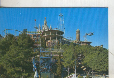 Postal 5424 : Parque del Tibidabo de Barcelona