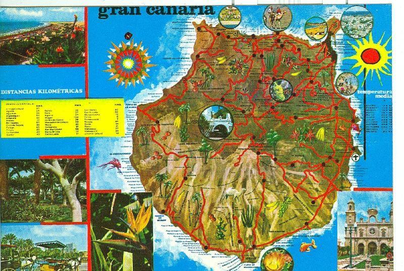 Postal 6213 : Plano Gran Canaria