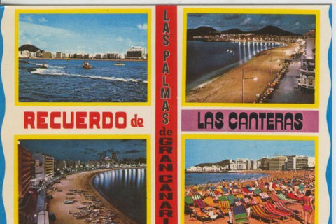 Postal 008121 :  Playa de las Canteras en Las Palmas de Gran Canaria