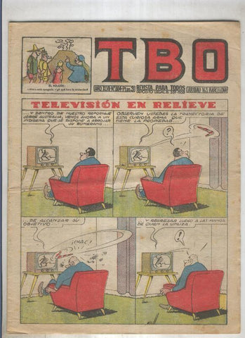 TBO numero 304: Television en relieve (Coll), (numerado 1 en trasera)