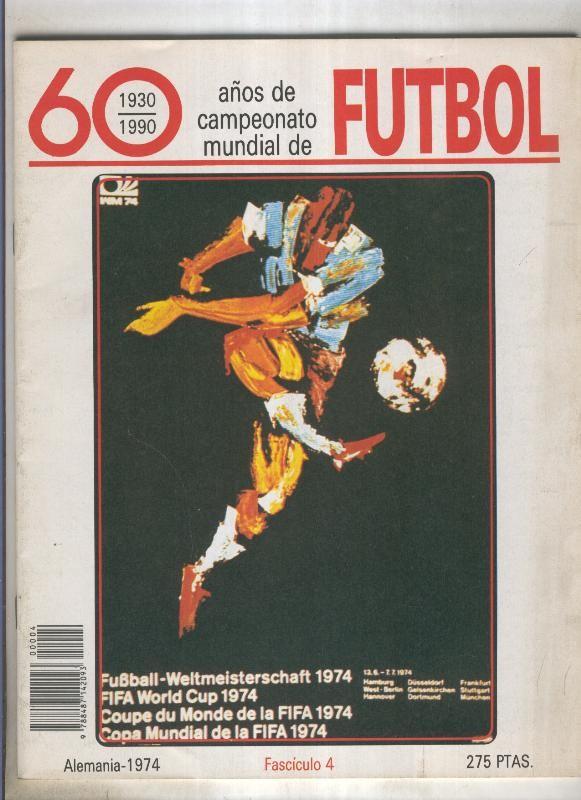 60 años de campeonato mundial de Futbol  fasciculo numero 04