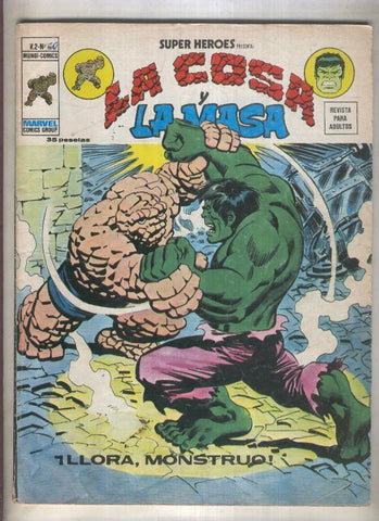 Super Heroes volumen 2 numero 050: La Cosa y La Masa