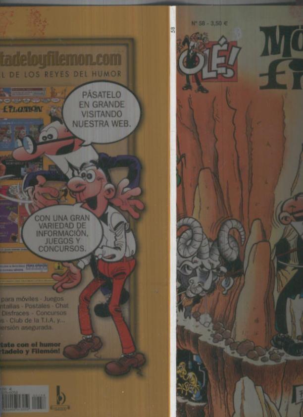 Ole numero 058: Mortadelo y Filemon: Contrabando (numerado 3 en trasera)