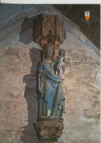 Postal 008822: Virgen del Monasterio de Santes Creus, Tarragona