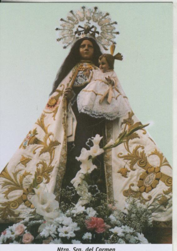 Postal 009857: Virgen Ntra Sra del Carmen, El Pedroso de la Armuña, Salamanca