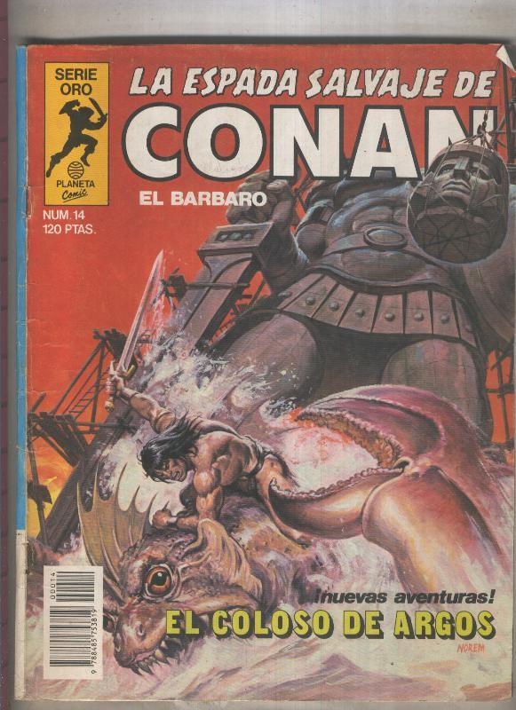 La Espada Salvaje de Conan primera edicion numero 014 (numerado 2 en trasera)
