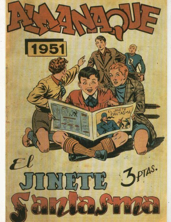 Facsimil: almanaque para 1951 de El Jinete Fantasma: Frente a frente