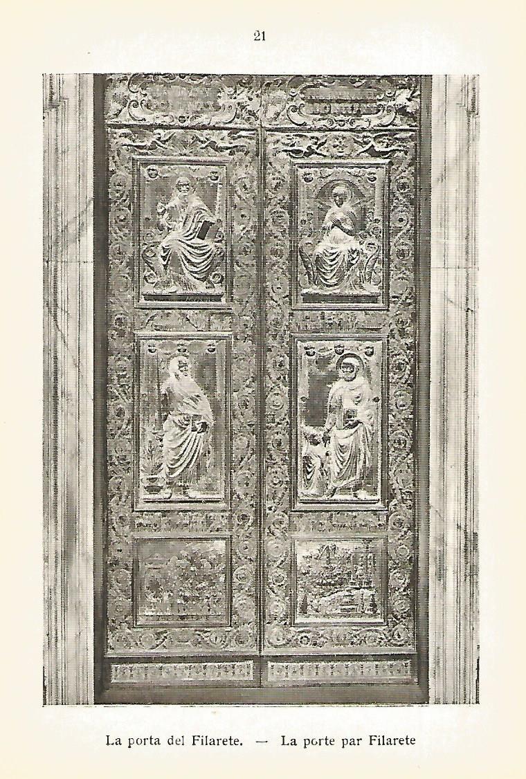 Lamina 780: VATICANO. La puerta del Filarete