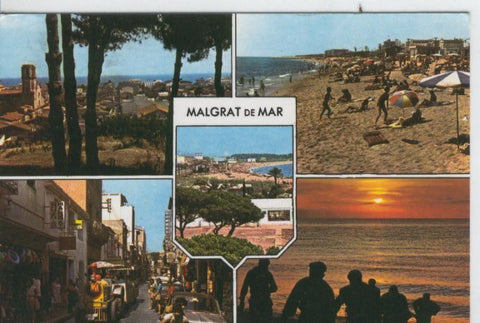 Postal 7400 : vistas varias de Malgrat de Mar