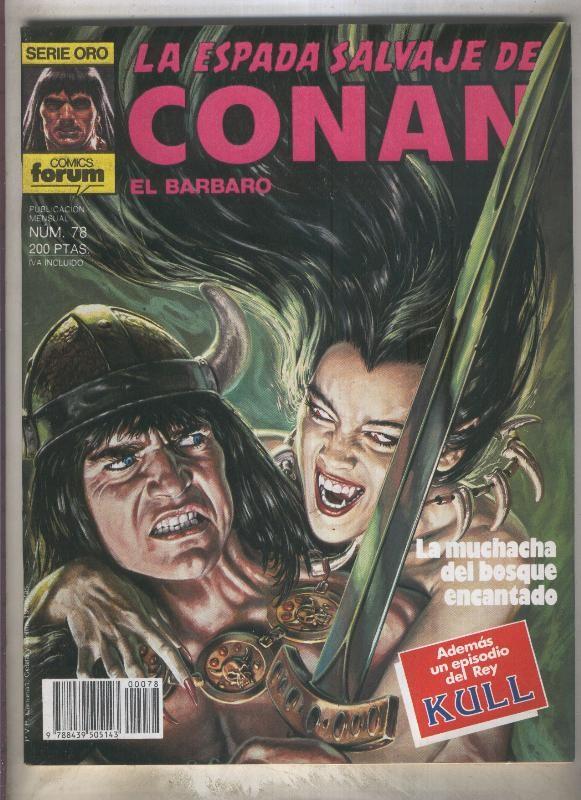 La Espada Salvaje de Conan primera edicion numero 078 (numerado 2 en trasera)