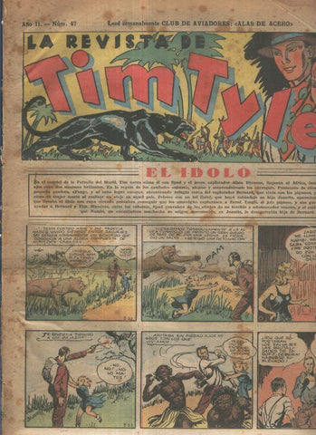 Tim Tyler de Hispano Americana numero 047 (procede de tomo desencuadernado)