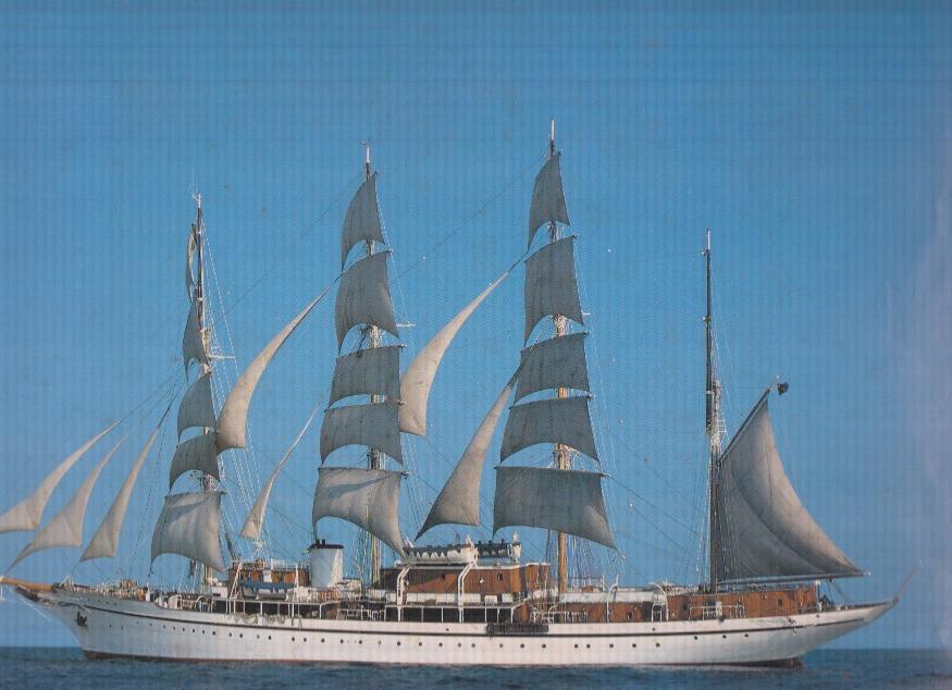 Lamina de barco medida 39,5 x 32,5 cm: Sea Cloud, Cayman Island