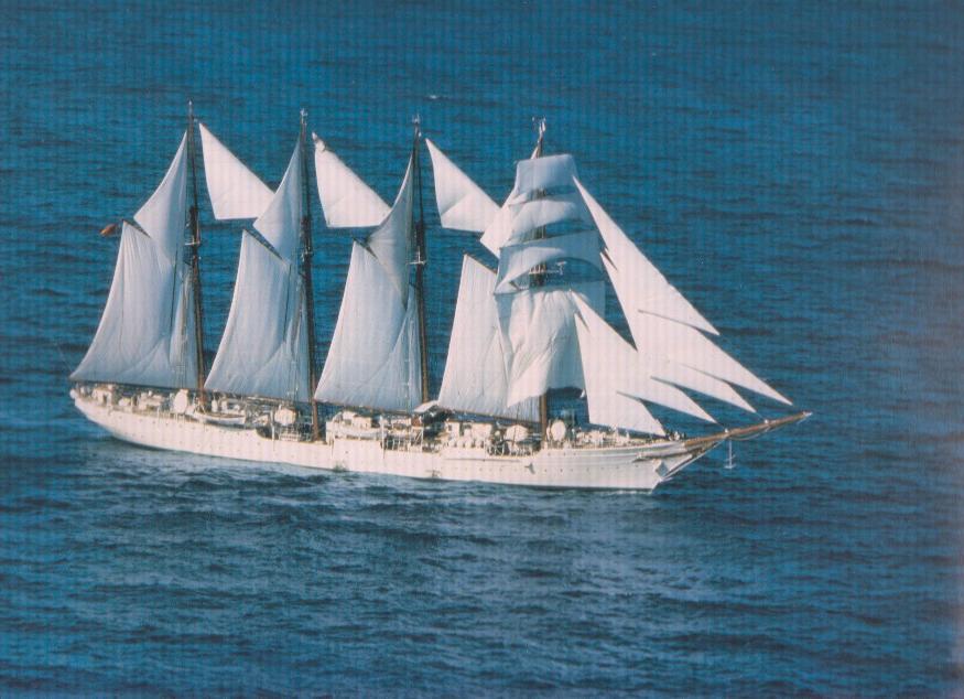 Lamina de barco medida 39,5 x 32,5 cm: Juan Sebastian Elcano, Spain