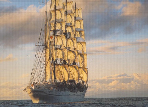 Lamina de barco medida 39,5 x 32,5 cm: Nippon Maru, Japan