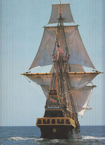 Lamina de barco medida 26 x 32 cm: Golden Hind, USA