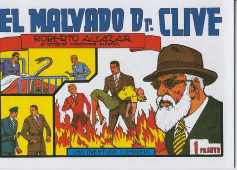 Roberto Alcazar y Pedrin facsimil numero 0084: El malvado Dr.Clive