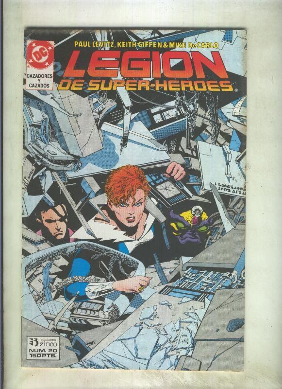 Legion de Superheroes numero 20 (numerado 4 en trasera)