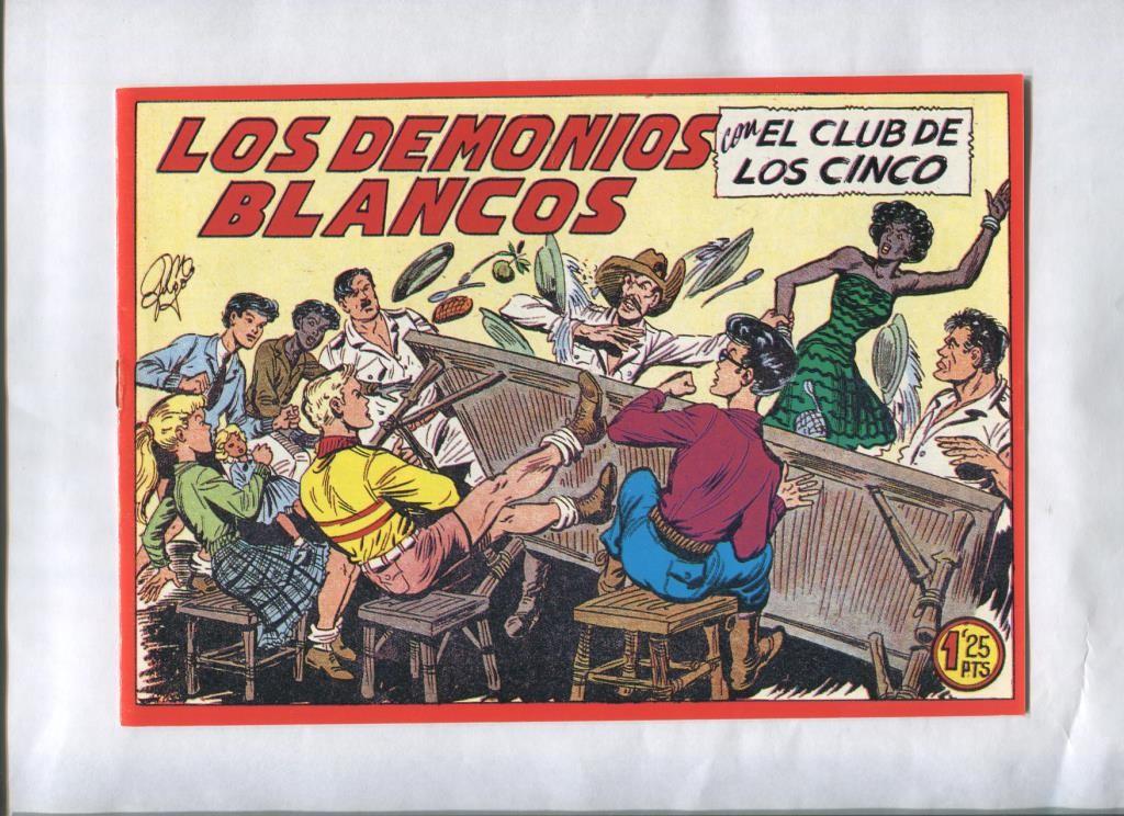 Facsimil: El Club de los cinco numero 03: Los demonios blancos