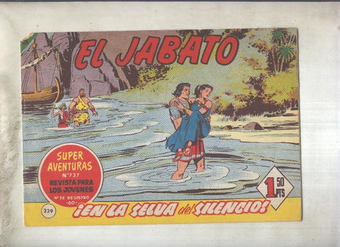El Jabato original numero 239 (numerado 3 en trasera)
