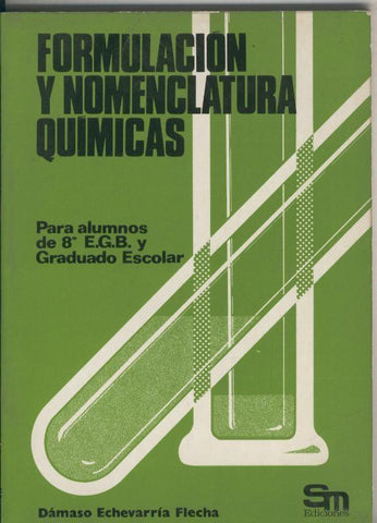 Formulacion y nomenclatura quimicas