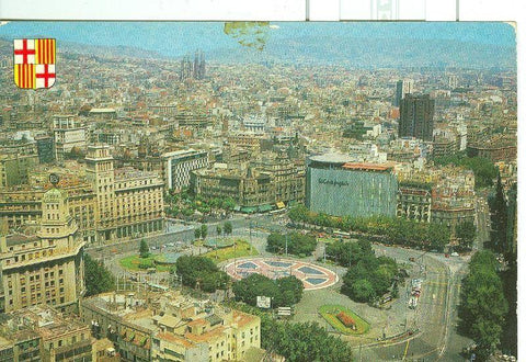 Postal 006416 : Plaza de Cataluña, Barcelona